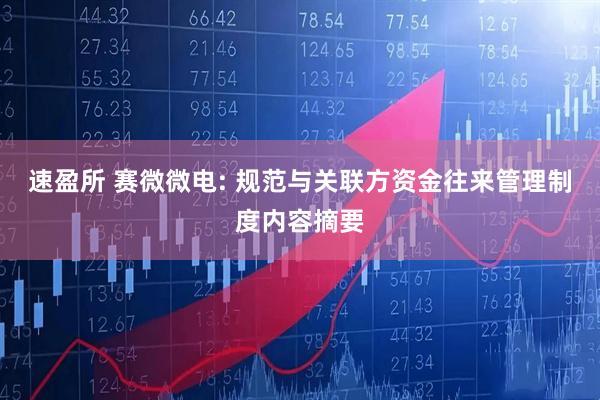 速盈所 赛微微电: 规范与关联方资金往来管理制度内容摘要